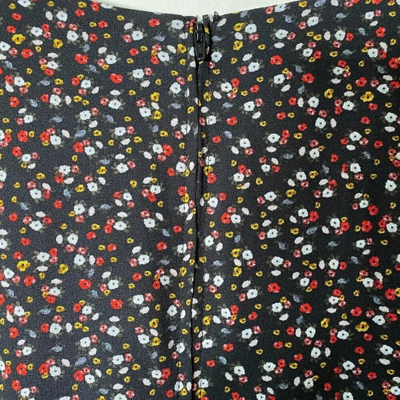 Torrid Women's Size 12 Balloon Sleeve Floral Print Georgette V-Neck Mini Dress - Picture 13 of 15